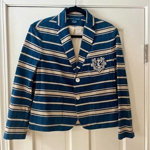 🐚 Ralph Lauren Stripe Spring/Summer Nautical Seahorse Blazer